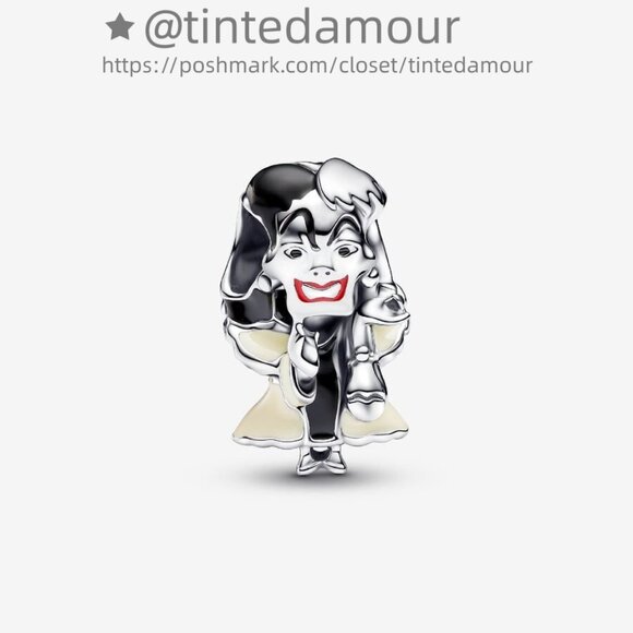 Pandora Disney Villains Cruella De Vil Charm|Pendant - Picture 1 of 5